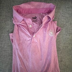 Puma Light Pink Polo Shirt